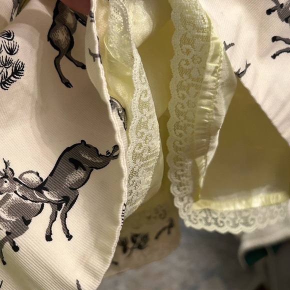 Beautiful Reindeer Print Anthropologie dress - Picture 14 of 16